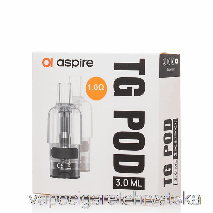 Vape Hrvatska Aspire Tg Replacement Pods 1.0ohm Tg Pods